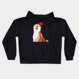 Happy Shba Inu - Love Kids Hoodie